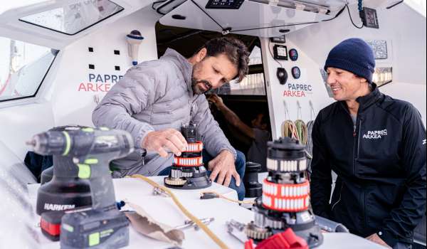Route du Rhum : dans les coulisses de la préparation de Paprec Arkea