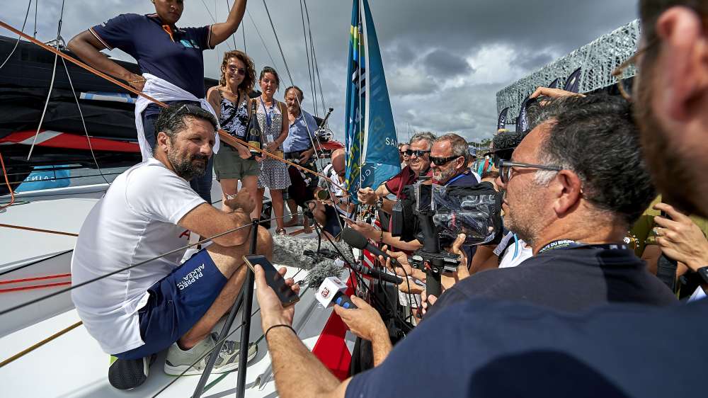 YOANN RICHAUMME ( PAPREC) VAINQUEUR EN CLASS 40 - LA ROUTE DU RHUM 2022 - DESTINATION GUADELOUPE