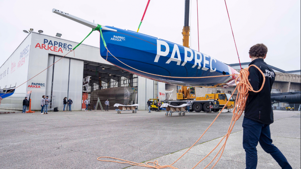 Imoca Paprec Arkéa à Lorient 